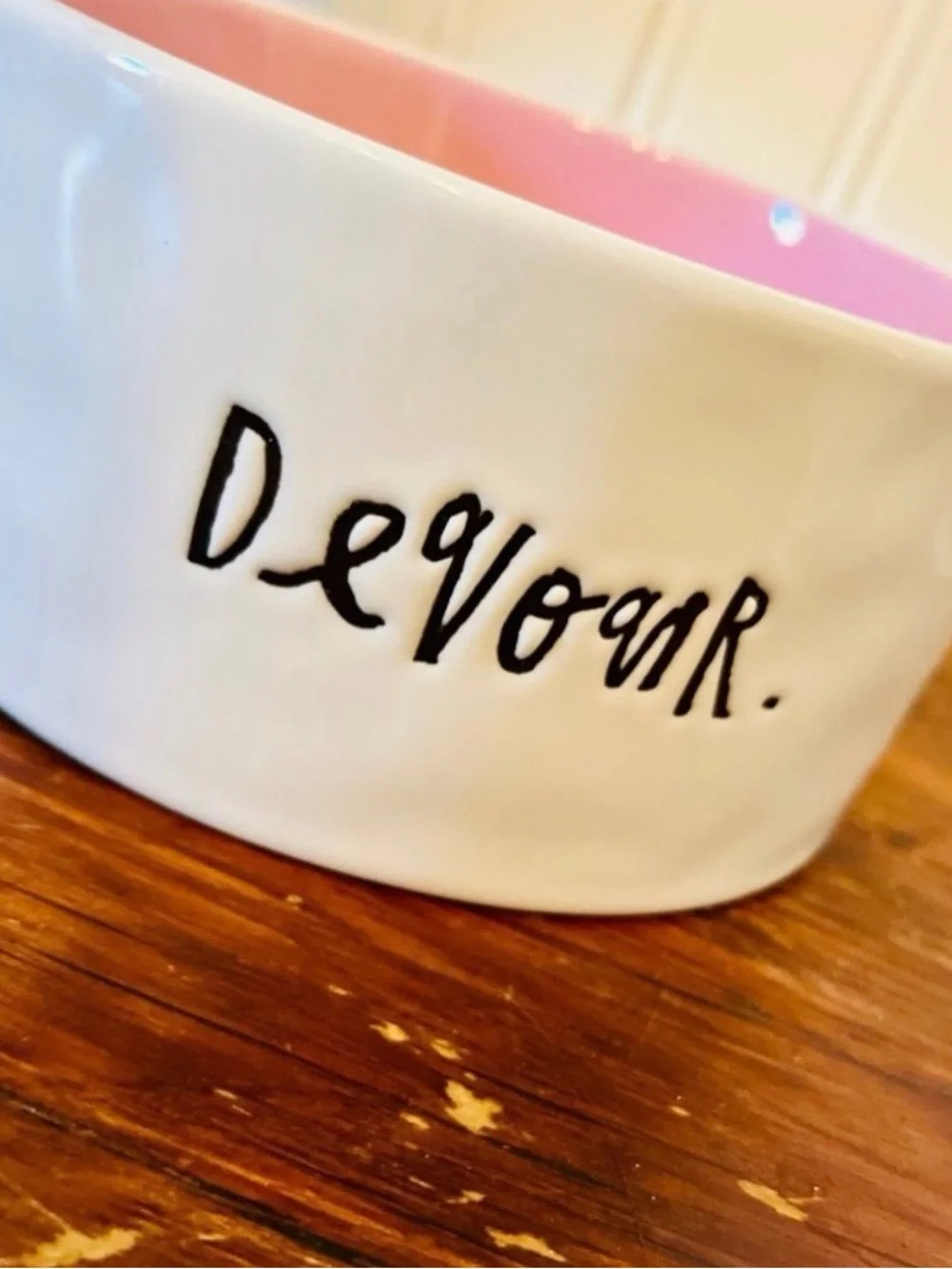 Rae Dunn Devour Pet Bowl - Dog Bowl